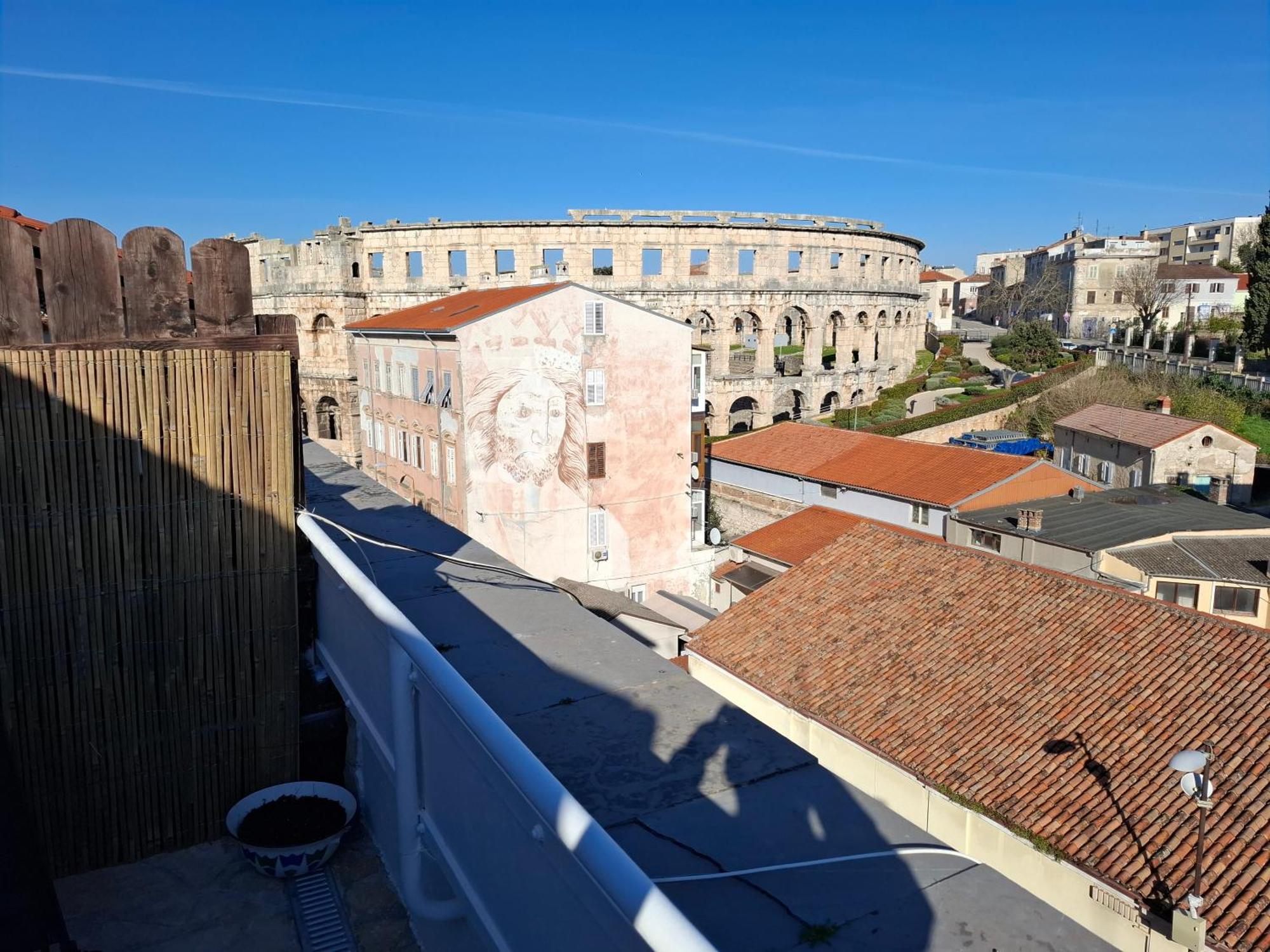 Terrace Dream View Over Amphitheatre Pula Buitenkant foto